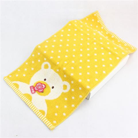 洁丽雅儿童毛巾（快乐小熊）黄色
