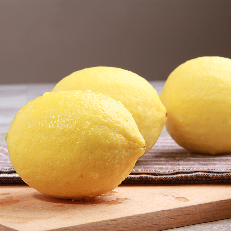 黄柠檬新鲜水果精选9粒装（单果100-120g）