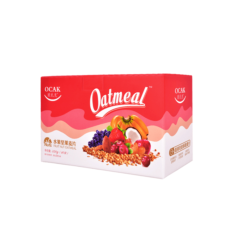 【欧扎克】水果坚果麦片小袋盒装即食营养谷物燕麦盒装