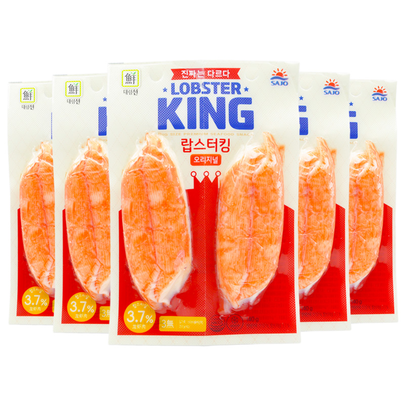 【预售】韩国思潮大林鳕龙虾模拟蟹肉140g*5袋