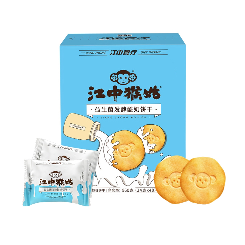江中猴姑益生菌发酵酸奶饼干960g