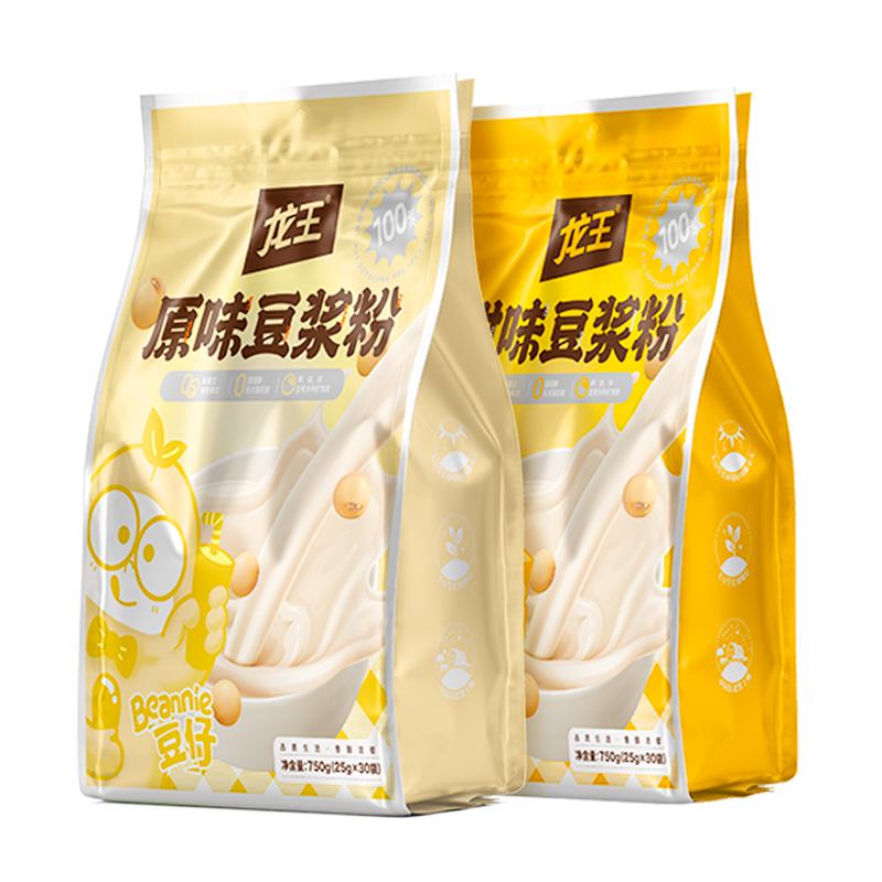 龙王豆浆粉原味/经典750g*2包